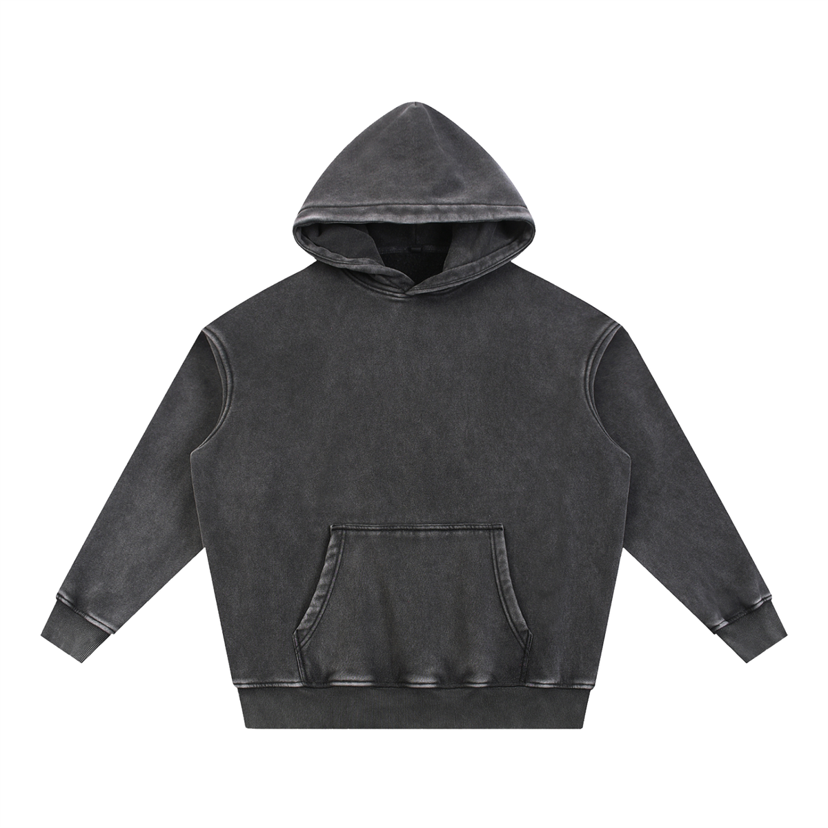 Peace, Love y Chingo de Kindness Washed Oversize Hoodie